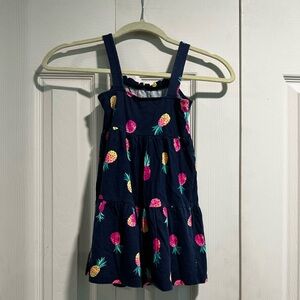 Jumping Beans Navy Pineapple Print Dress